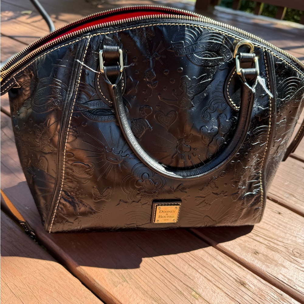 Dooney & Bourke Black Embossed Satchel